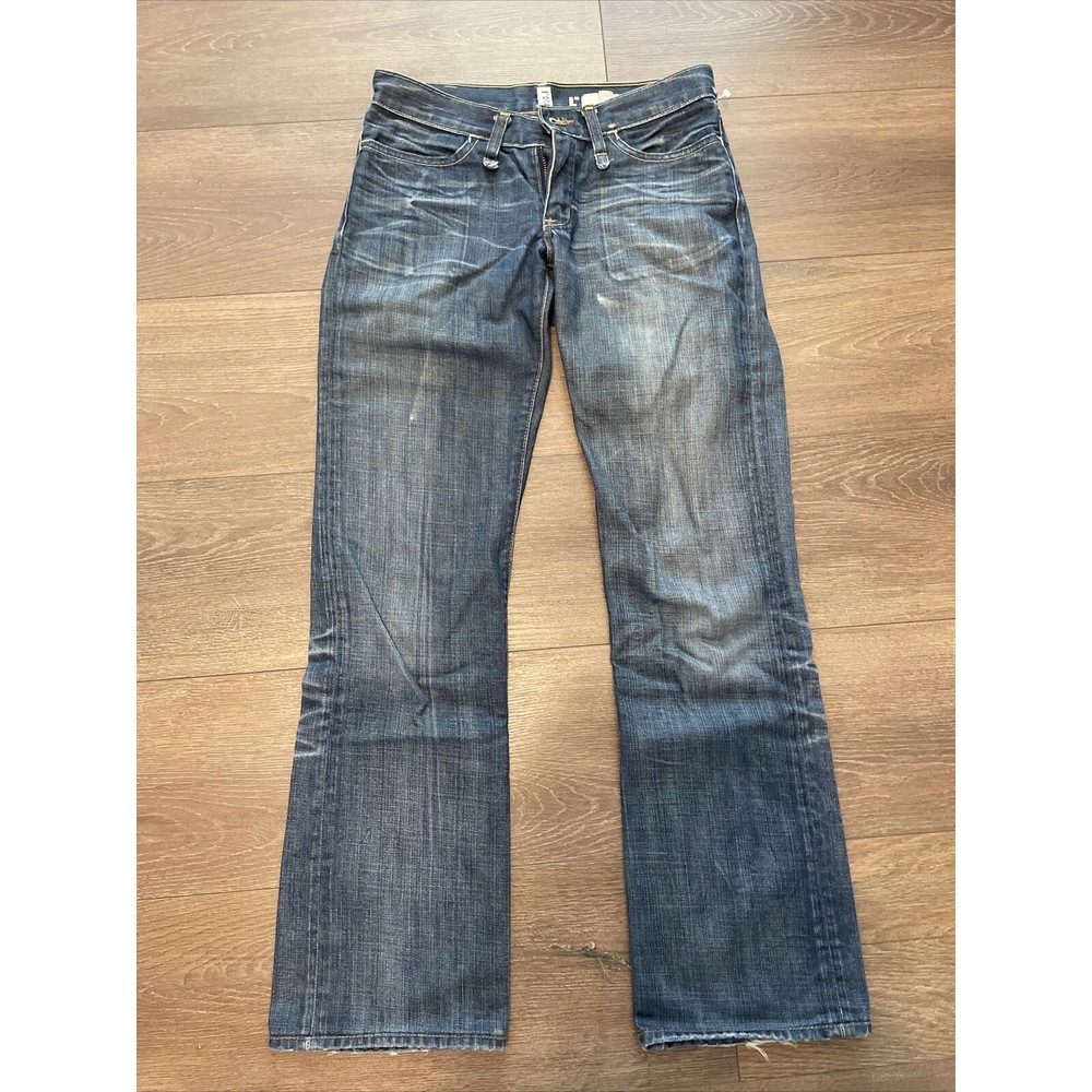 Rogan NYC Mid Rise Straight Leg Made in USA 100% Cotton Jeans Size 25